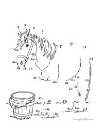 Dot to Dot Dot Coloring Pages, Horse Lessons, Horse Birthday Parties, Dot Worksheets, Animal Templates, Horse Camp, Horses Theme, Horse Party, Horse Coloring Pages