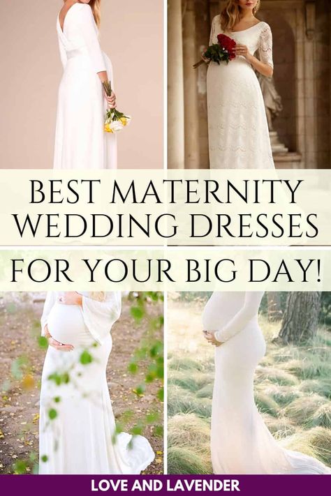 Pregnant Wedding Dress Maternity, Wedding Dress Pregnant Brides, Wedding Dresses Pregnant Brides, Pregnant Bride Dress, Wedding Dress For Pregnant Bride, Maternity Wedding Gown, Wedding Dresses Pregnant, Picture Ideas Wedding, Maternity Wedding Dress