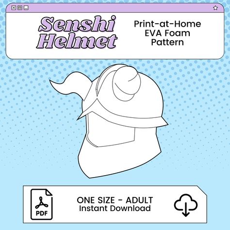 I'VE HEARD YOU LOUD AND CLEAR!!⁠ ⁠ The people wanted Senshi helmet patterns and I am happy to announce it's FINISHED!!⁠ ⁠ This pattern is made for EVA foam and sized for standard adult heads. It comes with written (not illustrated) instructions. Prior experience with EVA foam is always recommended!⁠ ⁠ Thank you all so much for requesting fun patterns as always, I can't wait to make more!⁠ ⁠ #cosplaypatterns #cosplaytutorial #cosplayer #cosplaypattern #cosplaywip #senshi #senshicosplay #dungeo... Dungeon Meshi Cosplay, Eva Foam Patterns, Eva Foam Cosplay, Foam Cosplay, Delicious In Dungeon, Alphonse Elric, Costume Sewing Patterns, Dungeon Meshi, Cosplay Tutorial