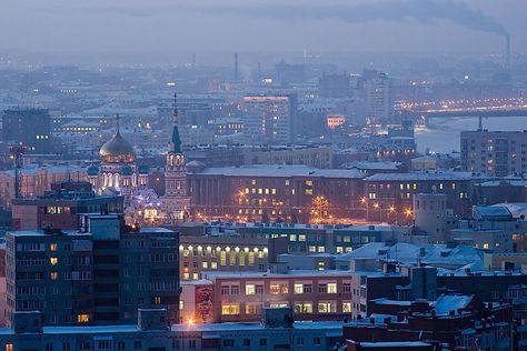 Winter in Omsk, Russia North Asia, 7 Continents, Eastern Europe, Countries Of The World, New York Skyline, Social Network, Roof, Russia, Travel