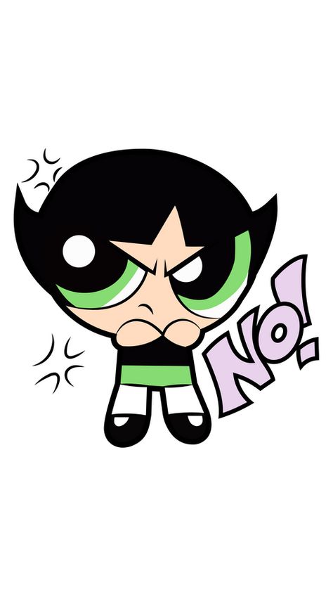 Buttercup is the third main character of the animated television series The Powerpuff Girls, along with her sisters Blossom and Bubbles. She was shown as the Toughest Fighter, she's the bravest, most... Wallpapers Powerpuff, Buttercup Powerpuff Tattoo, Buttercup Tattoo Powerpuff, Buttercup Drawing, Buttercup Painting, Power Puff Girls Buttercup, Powerpuff Buttercup, Powerpuff Blossom, Buttercup Tattoo