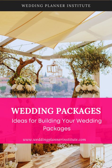 Wedding Package Names Ideas, Wedding Planner Packages, Wedding Planning Hacks, Wedding Venue Design, Wedding Planner Job, Wedding Packages Prices, Becoming An Event Planner, Wedding Planner Career, Wedding Planning Packages