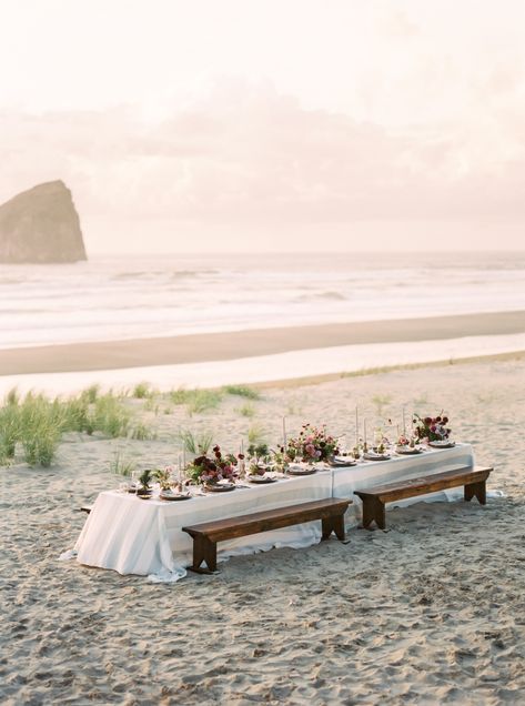 Beach Dinner Party Table, Small Beach Reception, Beach Wedding Australia, West Coast Beach Wedding, Wedding Beach Picnic, Small Beach Wedding Reception, Wedding Aisle Beach, Micro Beach Wedding, Beach Wedding Backdrop