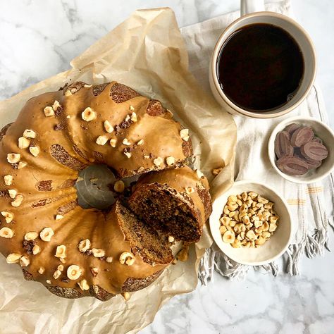 Coffee Bundt Cake, Espresso Glaze, Glazed Cake, Espresso Cake, Delicious Chocolate Cake, French Baking, Valrhona Chocolate, French Chocolate, Homemade Dessert