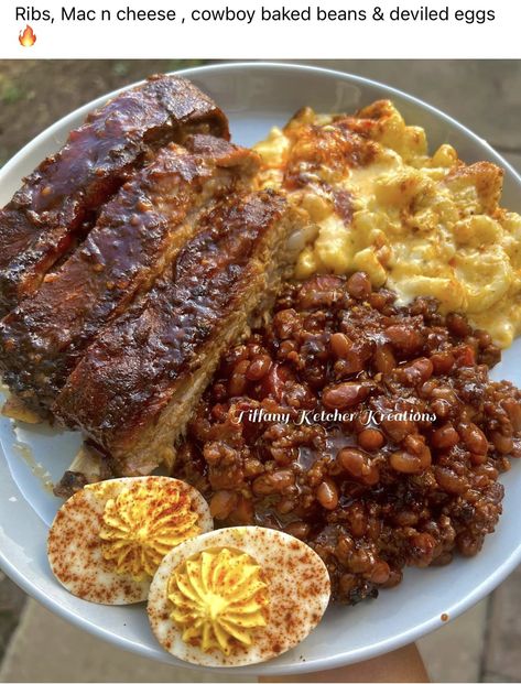 Cheap Large Family Meals, Cooking Soul Food, Cowboy Beans, Homemade Comfort Food, Soul Food Dinner, Home Cooked Meals, Food Babe, Food Therapy, Yummy Comfort Food