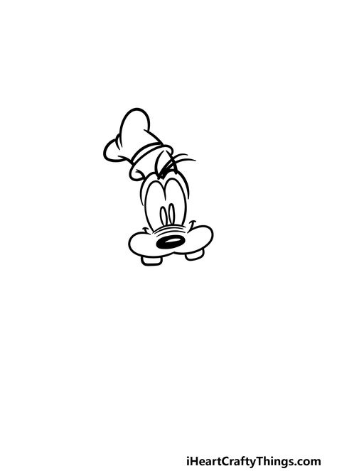 Goofy Drawing - How To Draw Goofy Step By Step Mickey Doodle, Small Disney Drawings, Goofy Cartoon, Goofy Movie Tattoo, Goofy Tattoos Disney, Goofy Tattoos Ideas, Goofy Tattoo Disney, Disney Goofy Tattoos, Goofy Tattoos