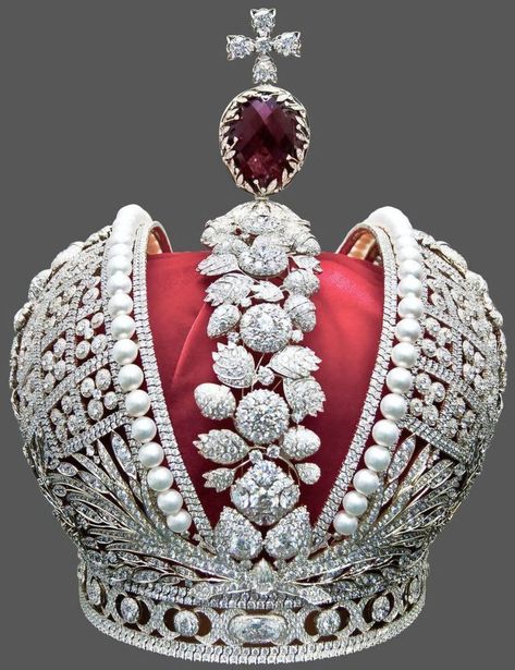 Royal Crown Jewels, Imperial Crown, Georgian Jewelry, Royal Crowns, Crowns And Tiaras, Catherine The Great, Headpiece Jewelry, The Romanovs, Imperial Russia