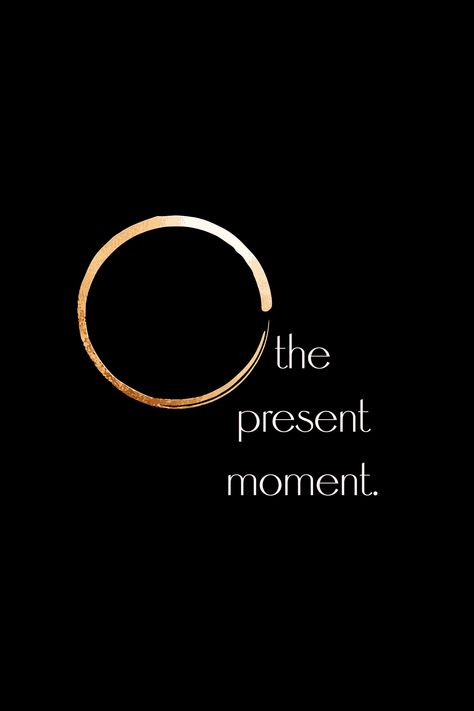 Live In Present Tattoo, Mindset Symbol, Enso Symbol Tattoo, Enso Logo, Release Artwork, Presence Quotes, Enso Symbol, Zen Circle, Circle Quotes