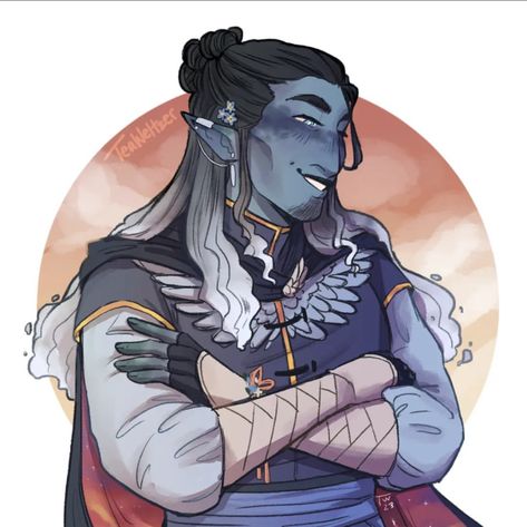 #criticalrolefanart Critical Role Campaign 3 | Artist Credit : teaweltzer on insta Dorian Storm Critical Role, Dorian Storm, Dead Hand, Mistletoe Kiss, Dungeons And Dragons Art, Nerd Herd, Critical Role Fan Art, Vox Machina, Critical Role