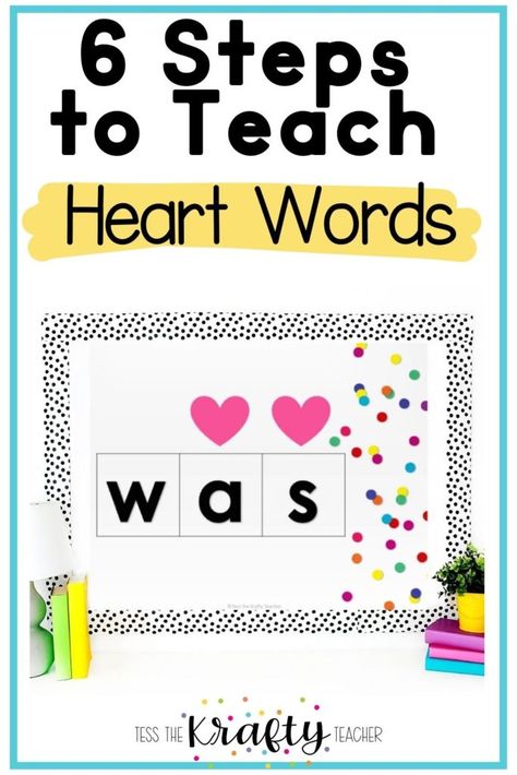 Reading Intervention Classroom, Structured Literacy, Teaching Sight Words, Reading For Beginners, Sight Words List, Phonics Instruction, Spelling Patterns, Sight Word Practice, Heart Words