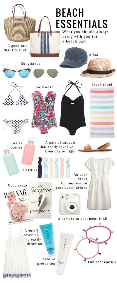 14 Essential Items to Pack in Your Beach Bag | http://helloglow.co/essentials-to-pack-for-the-beach/ Hawaii Packing List, Hawaii Packing, Beach Vacation Packing, Beach Vacation Packing List, Beach Packing, Packing List For Vacation, Beach Vacay, No Bad Days, Essentials List