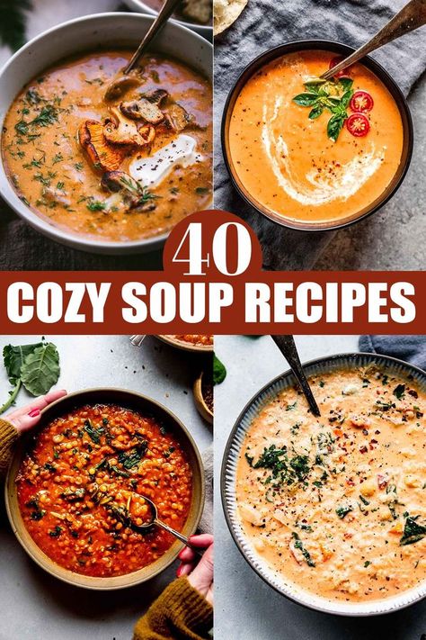 Soups Instant Pot, Soups Slow Cooker, Cold Weather Soup Recipes, Instant Pot Soups, Easy Winter Soups, Best Winter Soups, Slow Cooker Soups, Easy Healthy Soup, Easy Soup Recipes Healthy