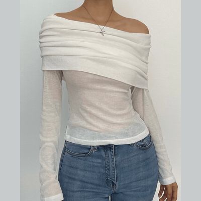 Non-stretch White Tops, Non-stretch White Solid Top, Non-stretch Trendy Tops For Layering, White Layering Tops, White Tops For Layering, Elegant Fitted Tops In Solid Color, Elegant Non-stretch Tops, Elegant Fitted Tops With Foldover Top, Fitted Sleeveless Solid Color Top