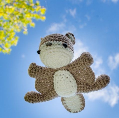 The Crochet Wildlife Guide Flying Squirrel Crochet Flying Squirrel, Crochet Squirrel, Crochet Forest, Chinstrap Penguin, Penguin Pattern, Ravelry Crochet, Flying Squirrel, Fiber Crafts, Hair Png