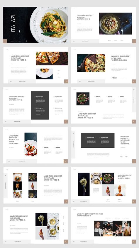 Food Catalogue Design Layout, Food Presentation Design, Food Catalogue, Food Powerpoint Template, Food Catalog, Interior Presentation, Catalog Design Layout, Marketing Powerpoint, Catalogue Layout