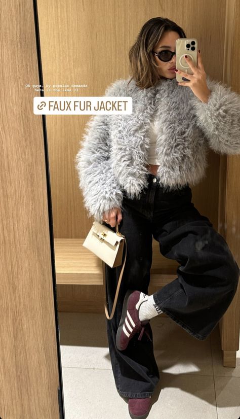 Faux Fur Coats Outfit, Led Balloons, Outfit Streetwear, B Fashion, Spring Fashion Outfits, Winter Baby, Boring Clothes, Fall Fits, Nyc Fashion