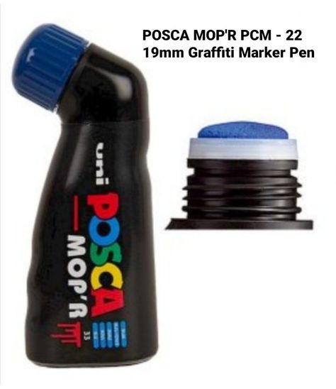 POSCA MOP'R PCM - 22 19mm nib Graffiti Marker Pen Graffiti Room, Graffiti Supplies, Nyc Graffiti, Graffiti Pens, Street Mural, Acrylic Paint Pens, Graffiti Alphabet, Graffiti Style Art, Spray Paint Art