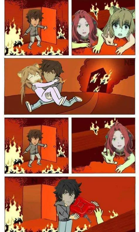 Add more sauce Rising Of Shield Hero, 4 Panel Life, Otaku Meme, Rising Of The Shield Hero, The Shield Hero, Heroic Fantasy, Shield Hero, Anime Jokes, 웃긴 사진