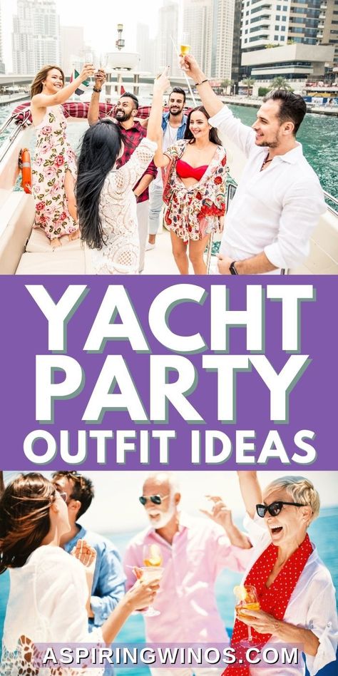 Yacht Party Outfit Birthday, Yacht Rock Outfits Women, Yacht Style Fashion, Yatch Party Outfits For Women, Yaught Club Outfit, Yatch Outfit Woman, Yacht Theme Party Outfit, Yacht Rock Outfit, What To Wear On A Yacht Outfit