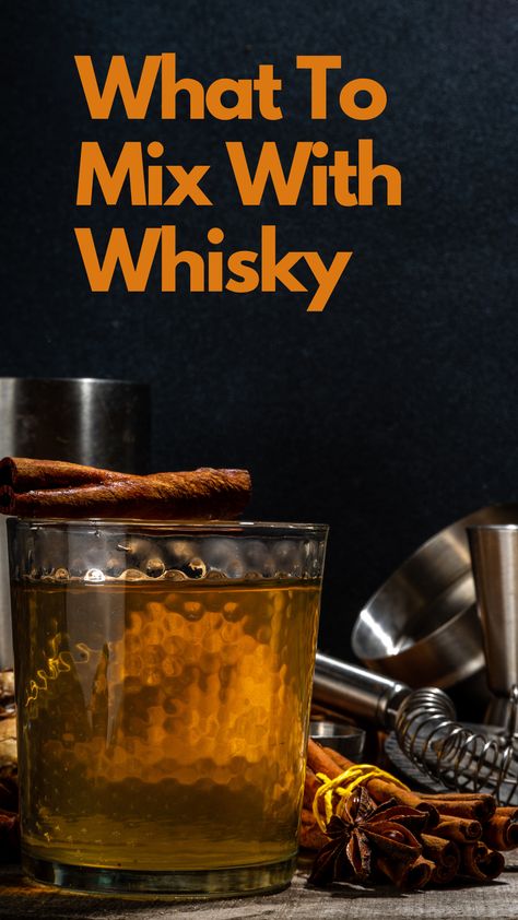 What To Mix With Whisky Whiskey Mixers, How To Drink Whiskey, How To Make Whiskey At Home, Wiskey Mix Drink Easy, At Home Whiskey Tasting, Jack Daniels Honey Whiskey Drinks, Whiskey Recipes, American Whiskey, Good Whiskey