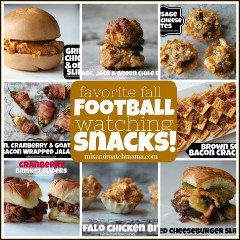 Favorite Fall Football Watching Snacks! Halloween Pumpkin Recipes, Crab And Artichoke Dip, Bacon Wrapped Smokies, Buffalo Chicken Bites, Broccoli Bites, Easy Bbq Chicken, Brown Sugar Bacon, Stuffed Jalapenos With Bacon, Fall Football