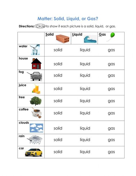 Solids Liquids Gases Worksheets, Solid Liquid Gas Worksheet Kindergarten, Changing States Of Matter Worksheet, Solids Liquids Gases Activities, States Of Matter Worksheet Grade 4, State Of Matter Worksheet, Properties Of Matter Worksheet, Solid Liquid Gas Worksheet, Solid Liquid Gas Activities