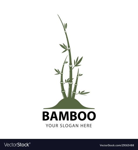 Bamboo Logo Design Ideas, Bamboo Logo, Asian Massage, Chill Wallpaper, Green Bamboo, Cosmetic Packaging, Interior Ideas, Business Names, Logo Templates