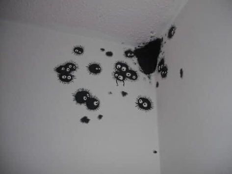 Dust Bunnies, Soot Sprites, Anime Room, Room Deco, Ghibli Art, My Neighbor Totoro, Hayao Miyazaki, Miyazaki, Dream Room