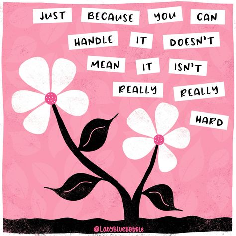 You can do hard things.🩷 . Yeah, so, how is your week going? I finished work in tears. It was a tough day. I know I can handle my job and what comes next but it’s really hard sometimes.😔 . This is for anyone who needs to hear this today.😘 . #youcandohardthings #youcanhandleit #youarestrongenough #youcandothis #keepgoing #ladybluebottle Hard Week Quotes, Tough Week Quotes, When Days Are Tough Quotes, Good Things Come To Those Who Work Hard, Do The Hard Thing Quote, Tough Times Never Last Tough People Do, I Can Do Hard Things Quote, Tough Day Quotes, Tough Times Don’t Last Tough People Do