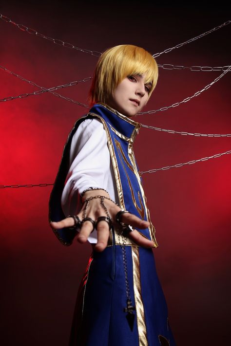 Kurapika Kurta (HUNTER X HUNTER) by sooniecos Kurapika Cosplay, Hunter X Hunter Kurapika, Kurapika Kurta, Cosplay Inspo, Pose References, Anatomy Reference, Anime Cosplay, Cosplay Outfits, Editing Pictures