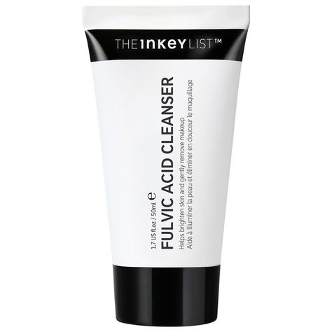 Mini Fulvic Acid Brightening Cleanser - The INKEY List | Sephora Oat Cleansing Balm, Caffeine Eye Cream, Makeup Prep, The Inkey List, Inkey List, Brightening Cleanser, Colloidal Oatmeal, Fulvic Acid, Skin Care Cleanser