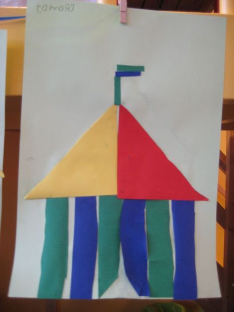 Circus Tent Craft, Carnival Theme Crafts, Circus Crafts Preschool, Preschool Circus, Circus Activities, Daycare Themes, Carnival Crafts, Circus Crafts, K Crafts