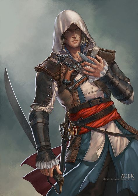 Assassins Creed Edward Kenway, Edward Kenway Fanart, Warrior Assassin, Kenway Family, Lil Twist, Edward Kenway, Assassins Creed 4, Assassins Creed Black Flag, Connor Kenway