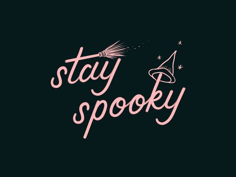 Witchy Wallpaper Halloween, Spooky Cover Photo, Spooky Aesthetic Art, Aesthetic Halloween Quotes, Stay Spooky Wallpaper, Cute Halloween Cover Photos Facebook, Stay Spooky Tattoo, Spooky Season Wallpaper Desktop, Spooky Vibes Aesthetic