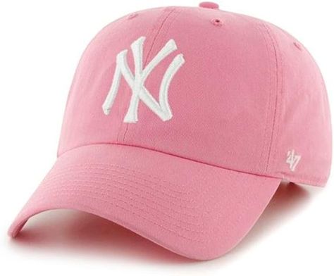 Pink Yankees Hat, New York Yankee Hat, Yankees Hat, Red Socks Fan, New York Yankees Baseball, Pink Cap, Yankees Baseball, Pink Accessories, Pink Hat