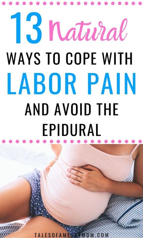 Sep 12, 2019 - Looking for natural ways to manage your pain during labor? In search of the best tips and tricks to avoid an epidural? The pain during childbirth can be excruciating, especially as your contractions start to get stronger and longer. But, it is totally possible to minimize your pain with natural ... Labor Pain Management, Unmedicated Birth, Natural Labour, Birth Affirmations, Pregnancy Labor, Pregnancy Advice, Pregnancy Information, Natural Pregnancy, Baby Massage