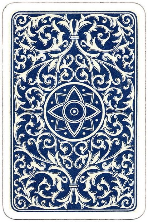 Blue Playing Cards Aesthetic, Playing Card Back Design, Poker Card Design, Tarot Card Back, Back Portrait, Joker Playing Card, Hidden Truths, Spiritual Dimensions, Poker Card