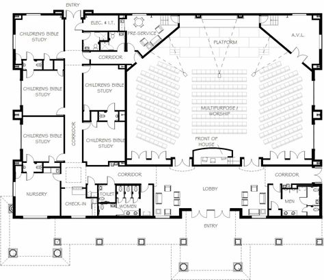 Church Layout Design, Church Floor Plans Layout, Church Plans Layout, Worship Center Design, Modern Church Design, Church Floor Plans, Church Layout, Church Building Plans, Concept Board Architecture