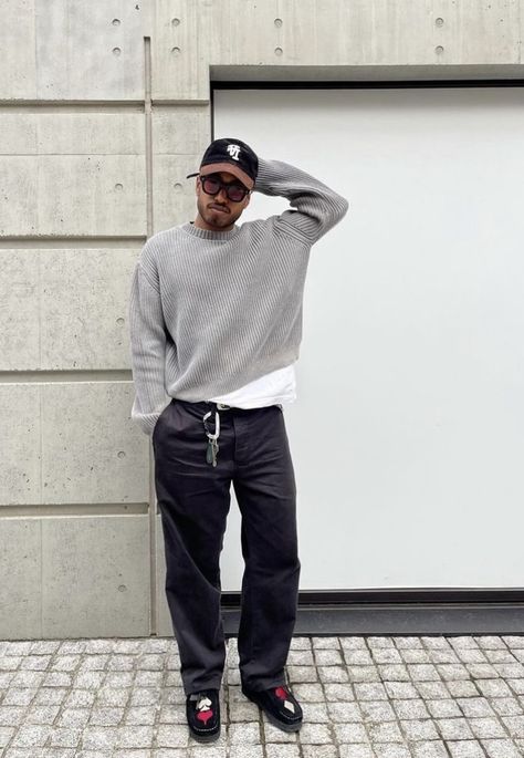 Streetwear Aesthetic Men, Clarks Outfit, Winter Office Outfit, Guy Outfits, Fits Ideas, Streetwear Outfit Ideas, Winter Office, Men's Streetwear, Spring Outfits Men