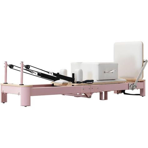 PRICES MAY VARY. ★Sturdy Reformer：This pilates machine made of metal to support long years use and support heavy capacity up to 300LB. ★Foldable for Storage：This Pilates reformer can be easily folded and stored in small spaces, such as under the bed or in an upright position. ★Adjustable Resistance：Pilates Reformers features our 6 Signature Balanced Springs so you can always create the right resistance.Upgraded pulley rods for quick and precise height change. Upgraded pulley rods for quick and p Girly Home Gym, Exercise Space, Home Dance Studio, Pilates Machine, Pilates Equipment, Home Dance, Cardio Fitness, Flower Wall Backdrop, Gym Inspo