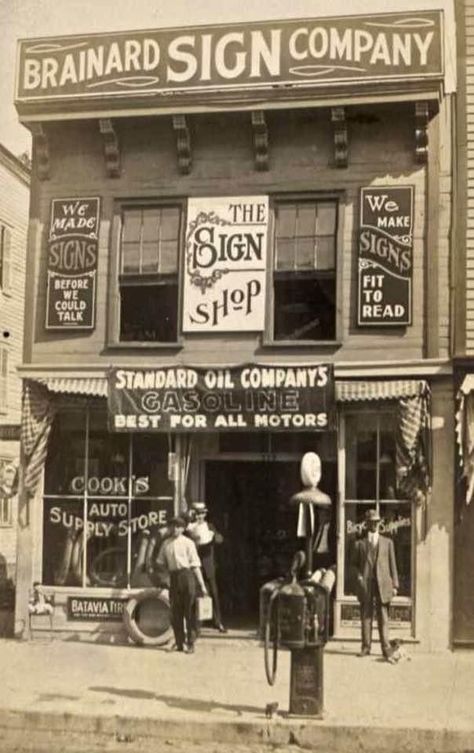 Old Signs Vintage, Historic Storefronts, Cooperstown Ny, Sign Painting Lettering, Store Signage, Building Signs, Old Gas Stations, Ghost Signs, Vintage Inspired Art