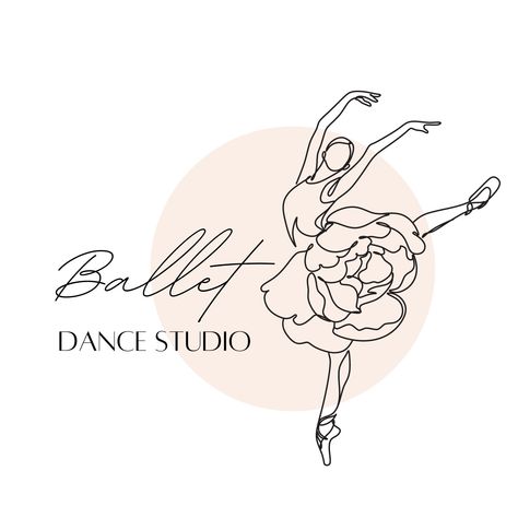 Ballet Dance Studio Design, Dance Studio Art, Dance Logos Ideas, Dance Studio Logo Ideas, Ballet Logo Design, Dance Studio Logo Design, Dance Logo Ideas, Dance Company Logo, Dance Logo Design