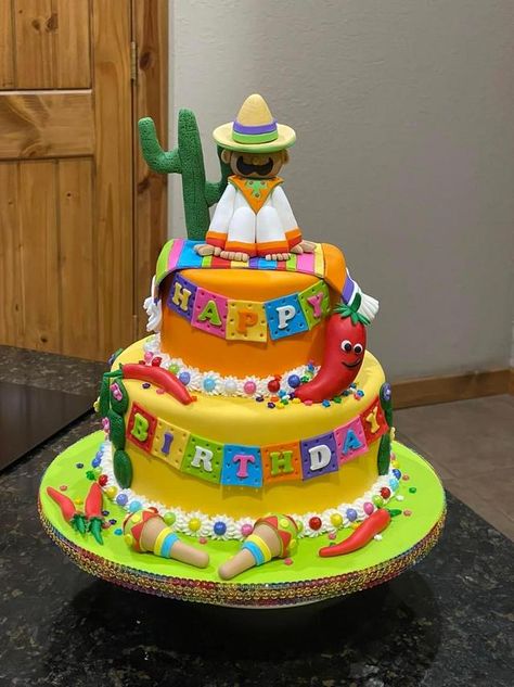 Luchador Cake, Mexican Birthday Cake, Luchador Party, Fiesta Theme Cake, Mexican Theme Cake, Fiesta Birthday Cake, Mexican Cakes, Mexican Themed Cakes, Mexican Fiesta Cake