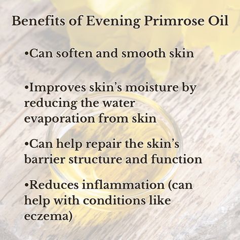 𝑵𝒂𝒕𝒖𝒓𝒆’𝒔 𝑩𝒆𝒔𝒕 𝑲𝒆𝒑𝒕 𝑺𝒆𝒄𝒓𝒆𝒕 Ever wonder why we love evening primrose oil? Here’s why! Discover the secrets of evening primrose oil, celebrated for its remarkable skin-healing properties. Rich in essential fatty acids, it effectively soothes inflammation, reduces acne, and maintains skin elasticity, making it a staple in any skincare arsenal. Explore its benefits in our latest post! Product we formulate with evening primrose oil: Nourishing Bath & Body Oil #NaturalIngredients #EveningPrimros... Primrose Oil Benefits, Evening Primrose Oil Benefits, Primrose Oil, Evening Primrose Oil, Oil Benefits, Evening Primrose, Best Kept Secret, Essential Fatty Acids, Skin Healing