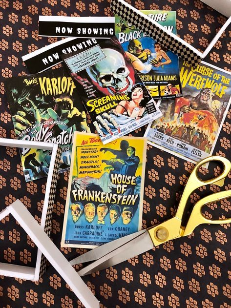 Classic Horror Movie DIY Light Boxes for Halloween – Crafty Lumberjacks Horror Movie Diy, Halloween Movie Night Party, Halloween Diy Crafts Decoration, Horror Movie Decor, Horror Crafts, Classic Horror Movies Posters, Movie Crafts, Halloween Science, Movie Decor