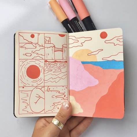 Poppy Crew, Kunstjournal Inspiration, Posca Marker, Some Sketches, Sketchbook Inspo, Illustration Art Girl, Arte Sketchbook, Sketchbook Pages, Arte Inspo