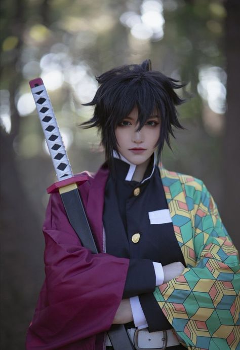 Giyuu Tomioka cosplay | Cosplay characters, Cosplay anime, Cosplay Giyuu Tomioka Cosplay, Tomioka Cosplay, Demon Slayer Character, Manga Demon Slayer, Characters Cosplay, Cosplay Characters, Cosplay Costume, Full Set, Demon Slayer