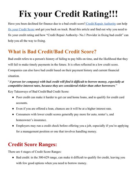 Fixing Credit Score Fast, Repairing Credit, Rebuild Credit Score, Credit Hacks, Credit Repair Letters, Credit Building, Credit Quotes, Bill Organizer, Fix My Credit