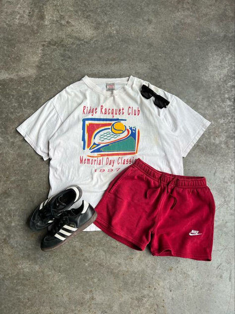 90's Outfit, Merchandise Designs, Cool Outfit Ideas, Racquet Club, Brand Event, Cool Outfit, Daily Outfit Inspiration, Summer 2025, Guys Clothing Styles