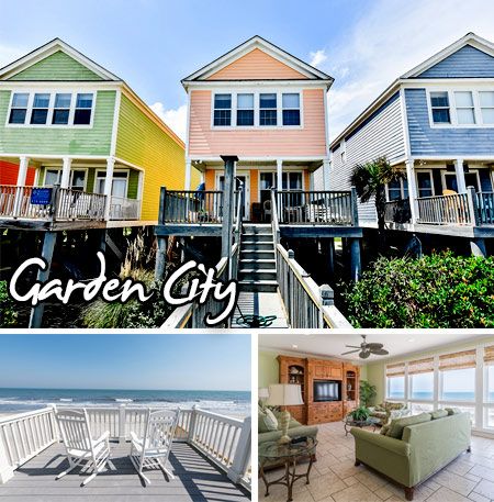 Garden City, SC Beach Home Rentals | Surfside Realty Garden City Beach Sc, Surfside Beach Sc, Surfside Beach, Airbnb Rentals, Murrells Inlet, Beach House Rental, Beach Homes, Beach Bungalows, Garden City